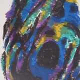 Alfred manessier: color composition - original lithograph