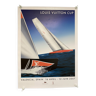 Louis Vuitton cup Valencia poster by Razzia - Large Format - Signed by the artist - On linen