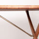 Danish dining table in teak, beech, and brass, model AT 303 Hans Wegner.