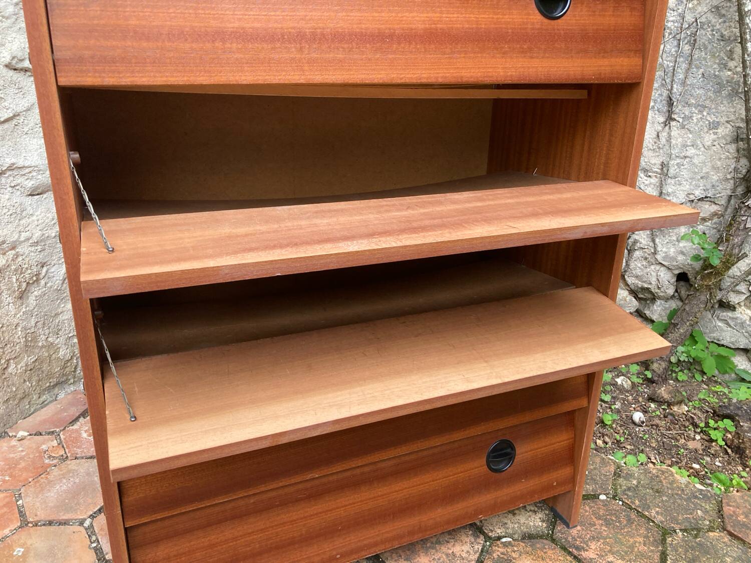 Vintage shoe cabinet