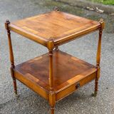 Regency style side table on casters