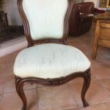 Chaise d'époque 19e style Louis Philippe