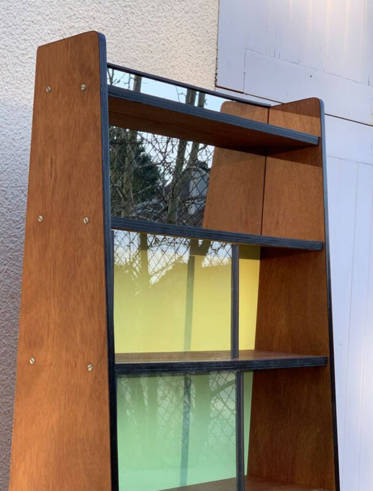 Bibliothèque vintage vitrée Alta 1950