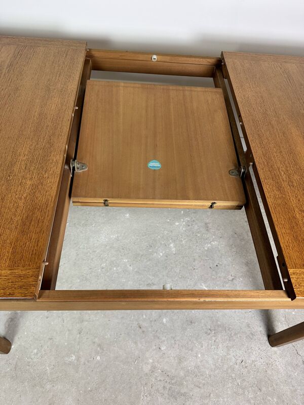 Table extensible de style scandinave en teck par Nathan furniture 1960