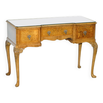 Console Burr Walnut Art Deco Denby & Spinks Breakfront