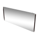 Mirror in mahogany frame, Italian design, 1970s, production: Italy