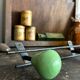 Vintage wooden ball wall coat rack