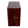 Danish bar cabinet on wheels in rosewood and brass by Jorgen Clausen