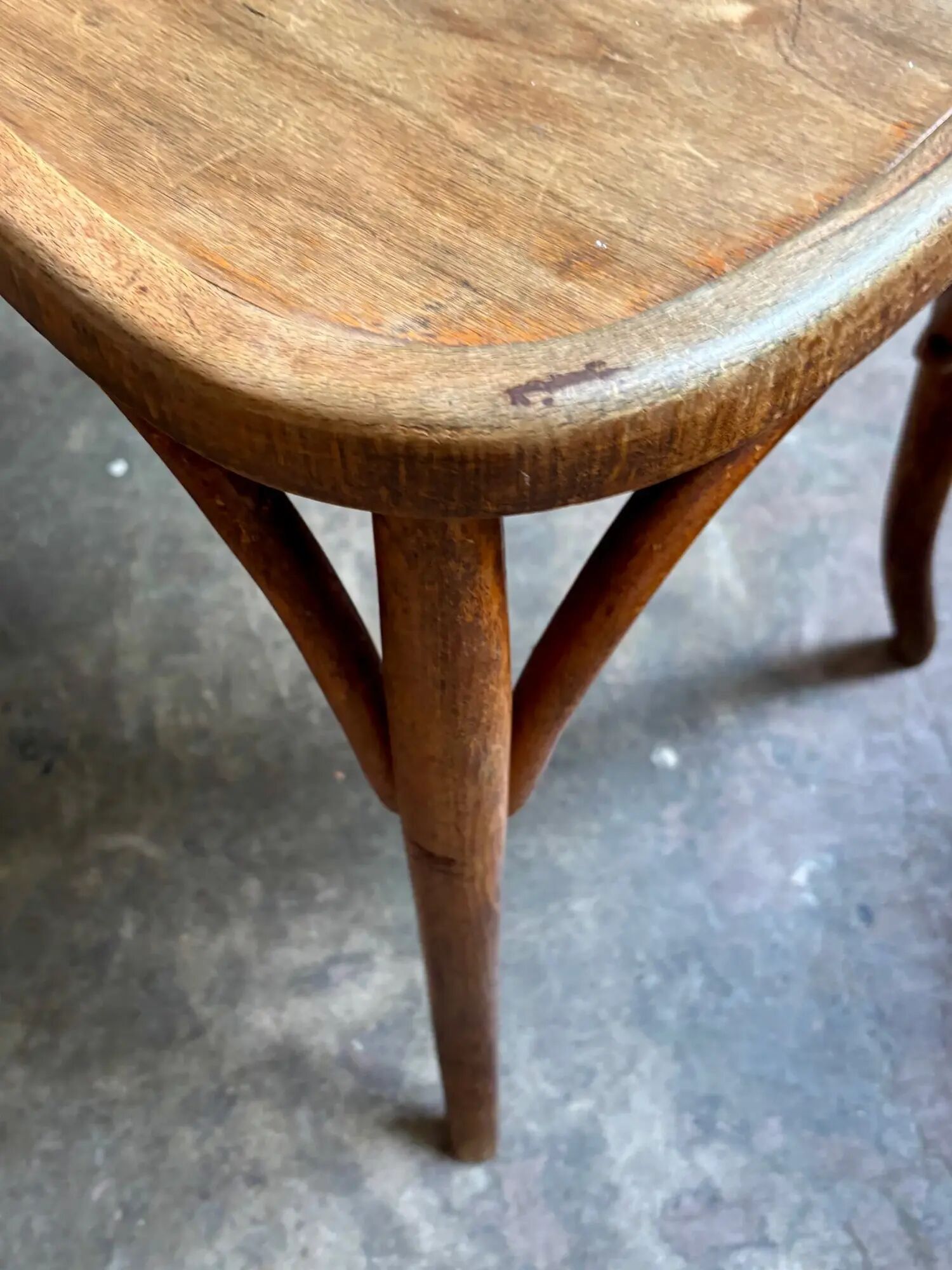 Mahieu bistro chair in bent beech
