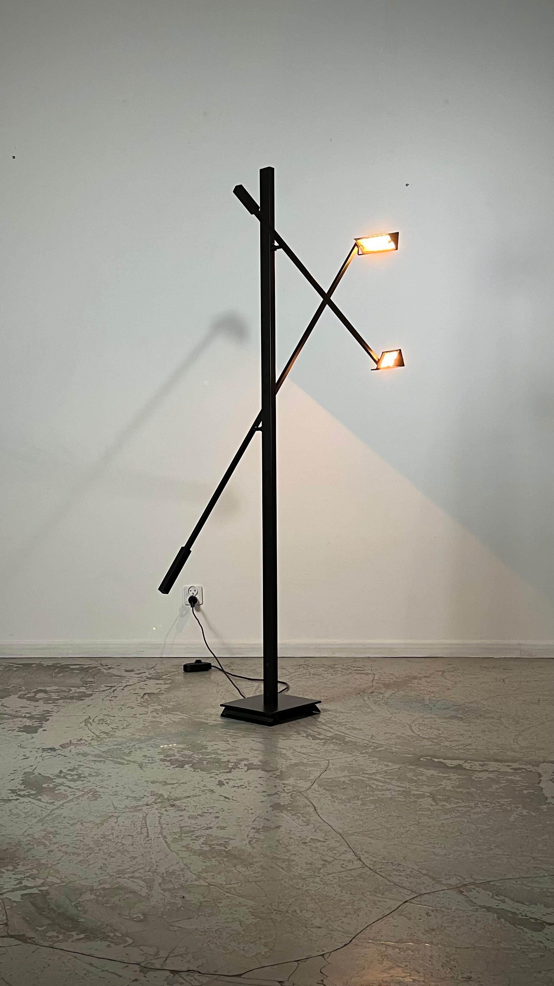 Mikado floor lamp by Michel Senné for Arlumière France 1970