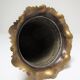 Vintage solid brass flower spike vase