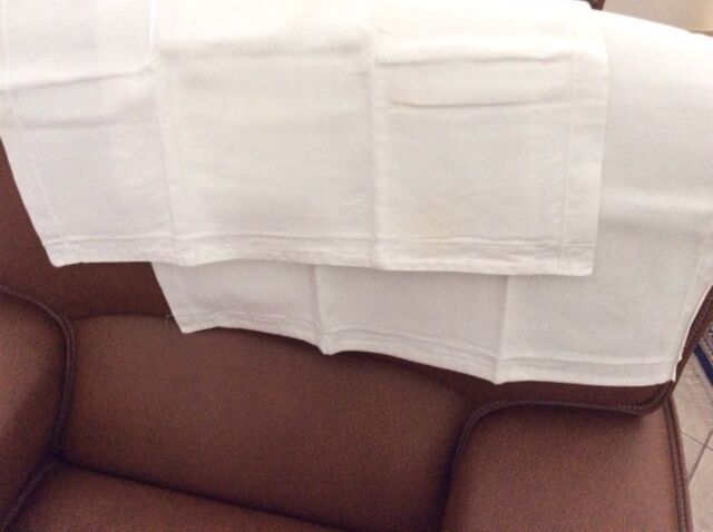 Set of 16 antique hand-embroidered stainedcases