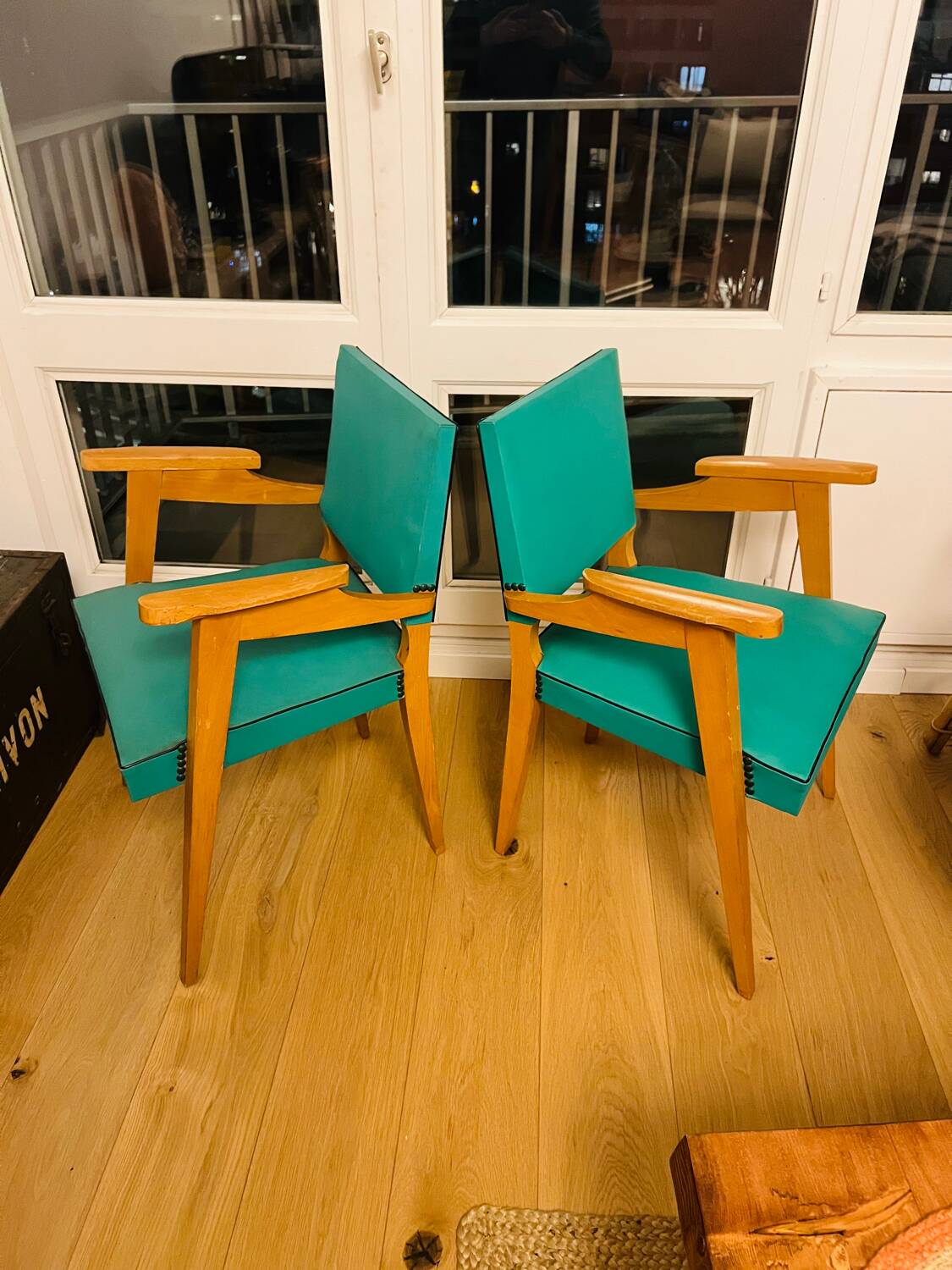 Green Compass Armchair 70s