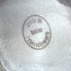 Antique Bohemian crystal and silver-plated metal sugar bowl, 15cm high