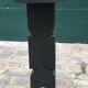 Sellette - Table d'appoint en bois teinté noir