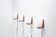 Teak & Acrylic Wall Lamps by Luxus, Sweden, Set of 4