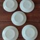 Flat plates set of five hbcm creil montereau decor cote d'argent