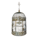 Weathered iron birdcage