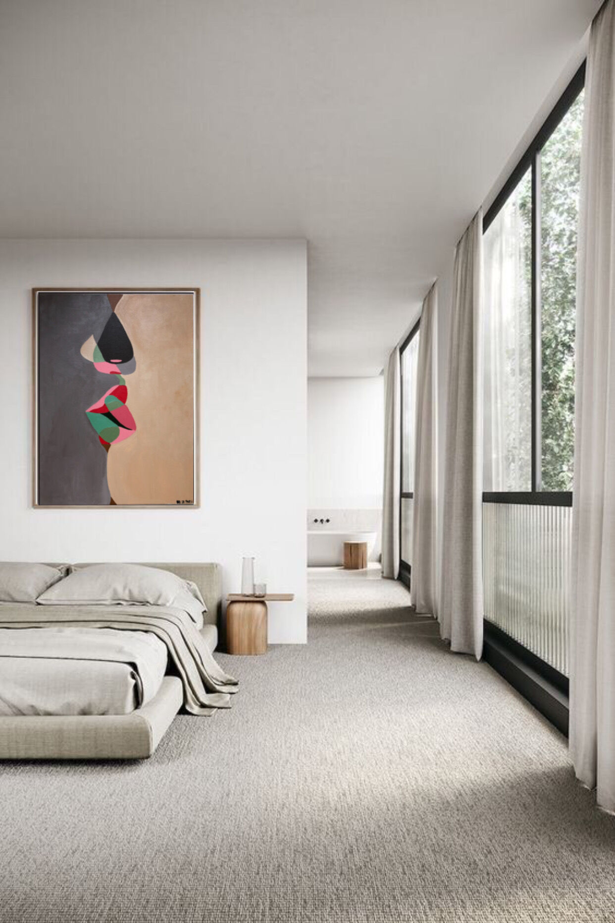 The Abstract Kiss by Bodasca