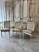 Set of 6 lacquered Louis XVI chairs circa 1950