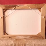 French vintage oil painting, signed CE