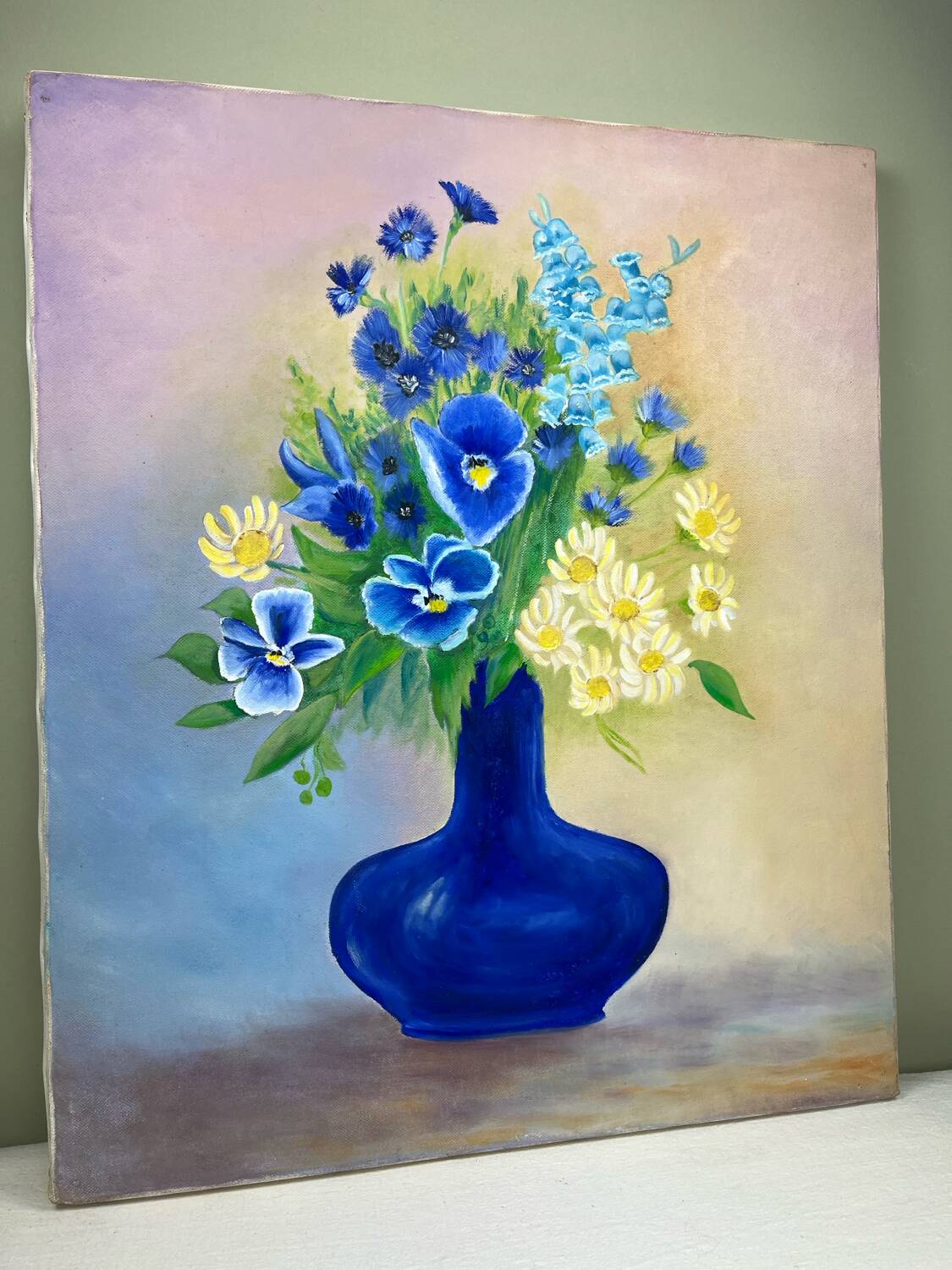 Painting "Blue Bouquet"