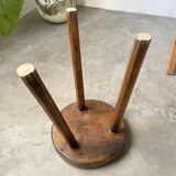 Oak tripod stool