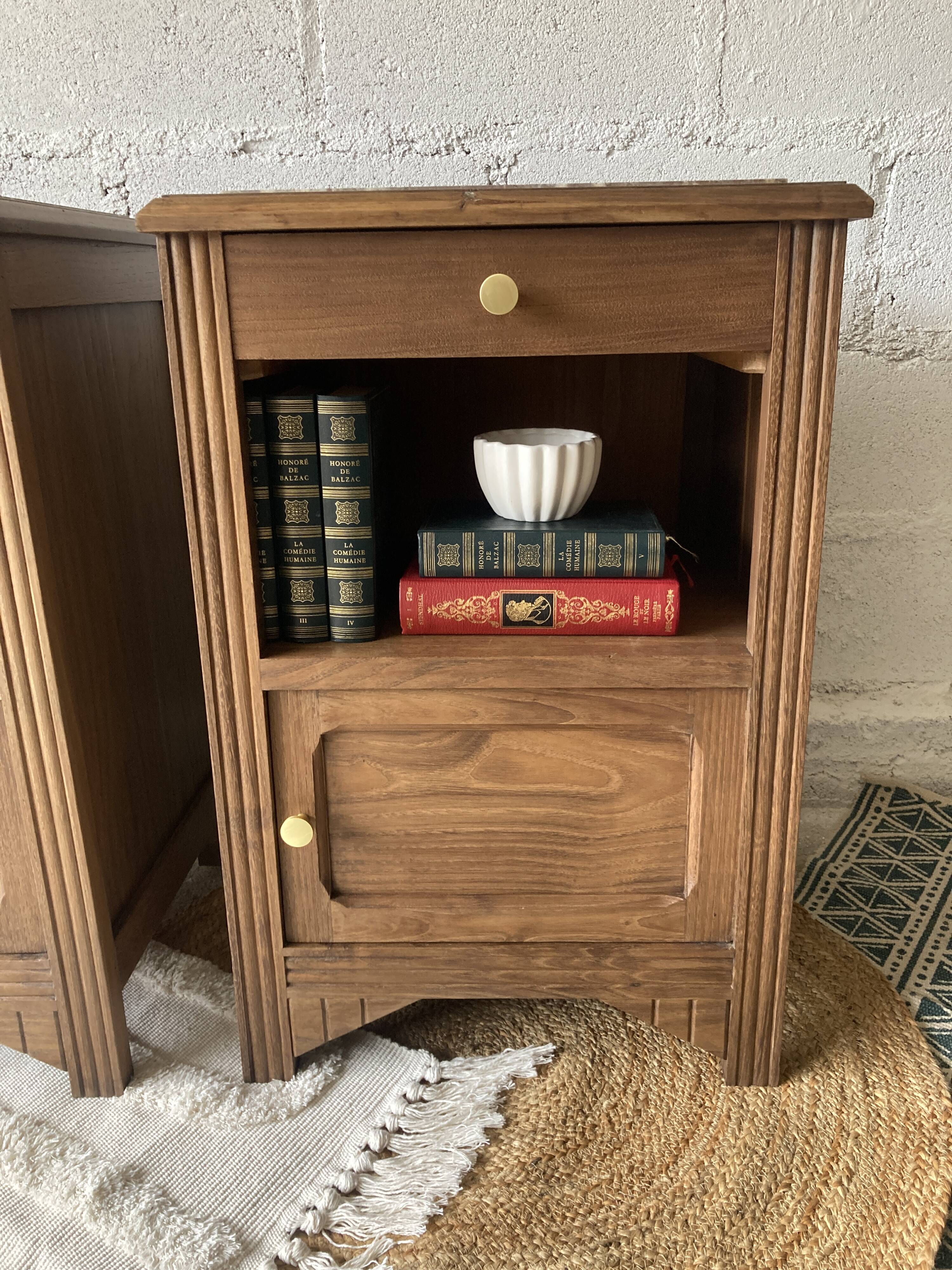 Paire de chevet style art déco
