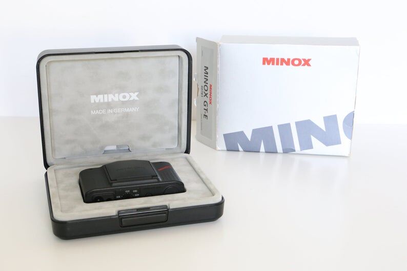 MINOX GT-E film camera, compact, miniature, spy
