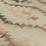 Anatolian handmade kilim rug 388 cm x 195 cm