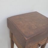 Butcher's block old wooden preparation table