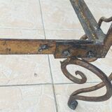 Lit style Louis XV en fer forgé