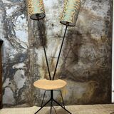 Double foot lamp compass and harness