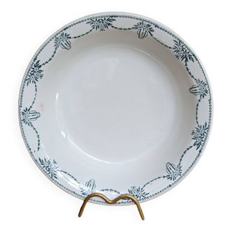 Old hollow ceramic serving dish Moulin des loups & Hamage model Graciela