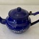 Vintage teapot 1950 in enamelled sheet metal