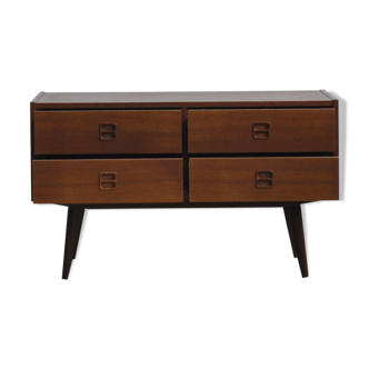 Scandinavian Modern Danish Teak Veneer Chest of Drawers, 1970s