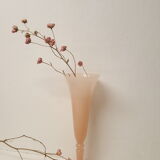 Pink opaline soliflore vase from Venice