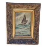 French oil painting, signed Chauvry, 1929