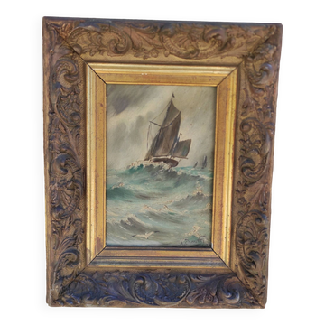 French oil painting, signed Chauvry, 1929