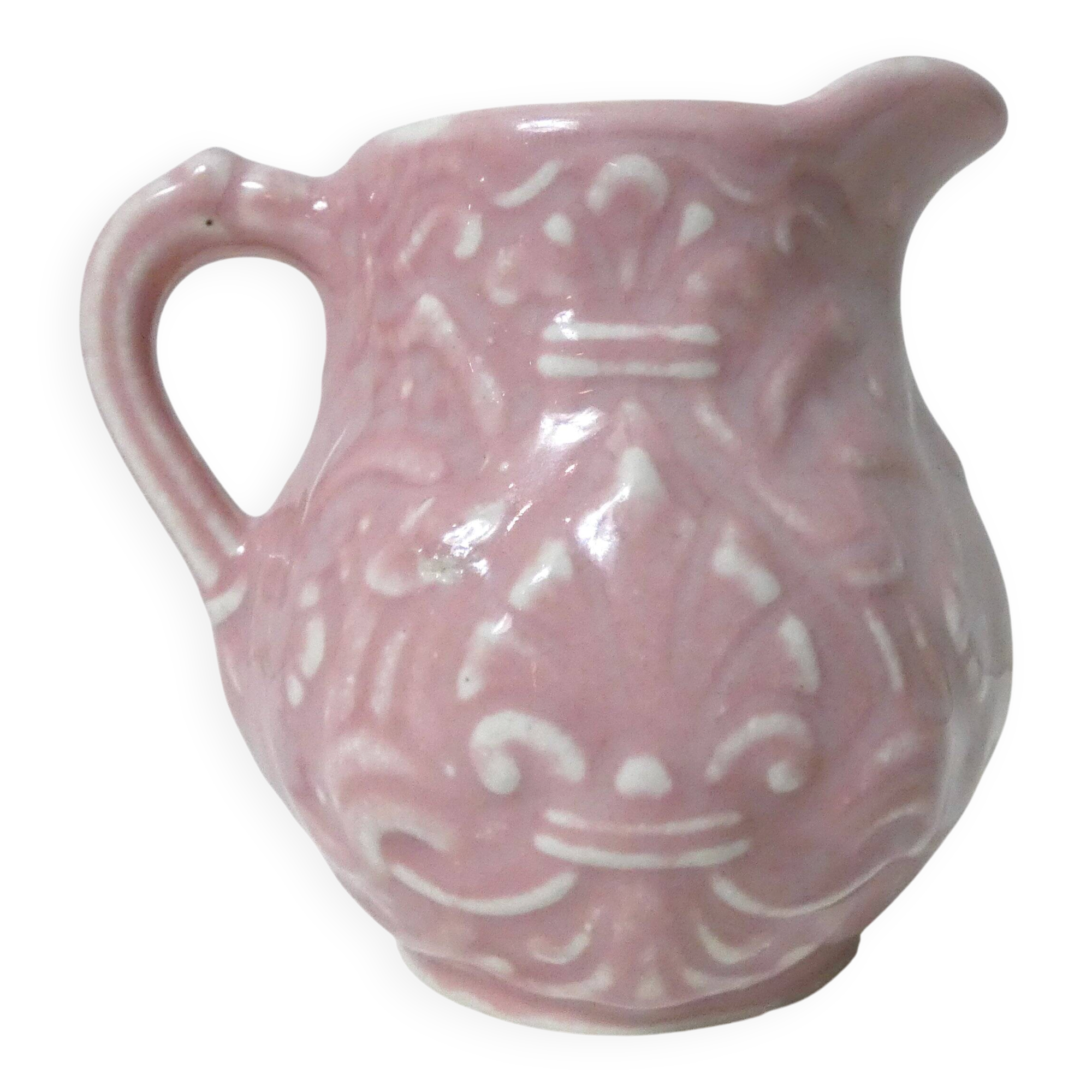 vintage Onnaing small pink jug cream milk pot