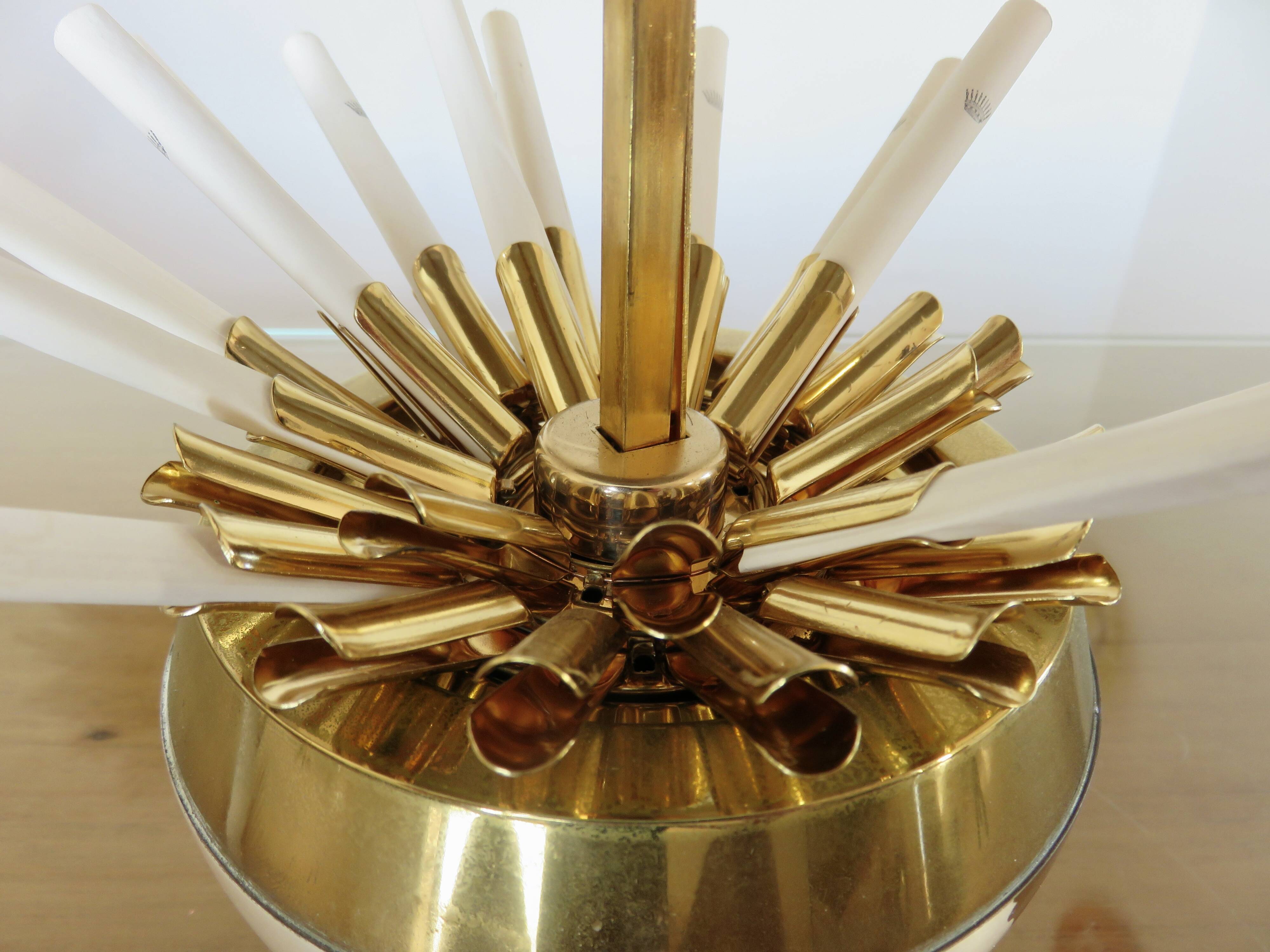 Large terrestrial globe, cigarette dispenser, brass, 1960 - 1970