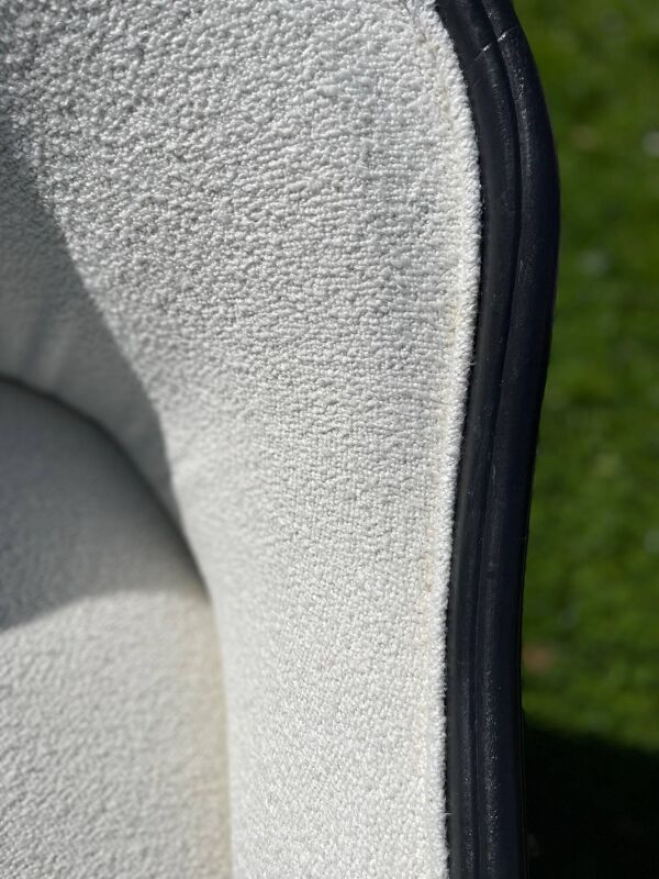 Fauteuil Tonneau Vintage Bouclette