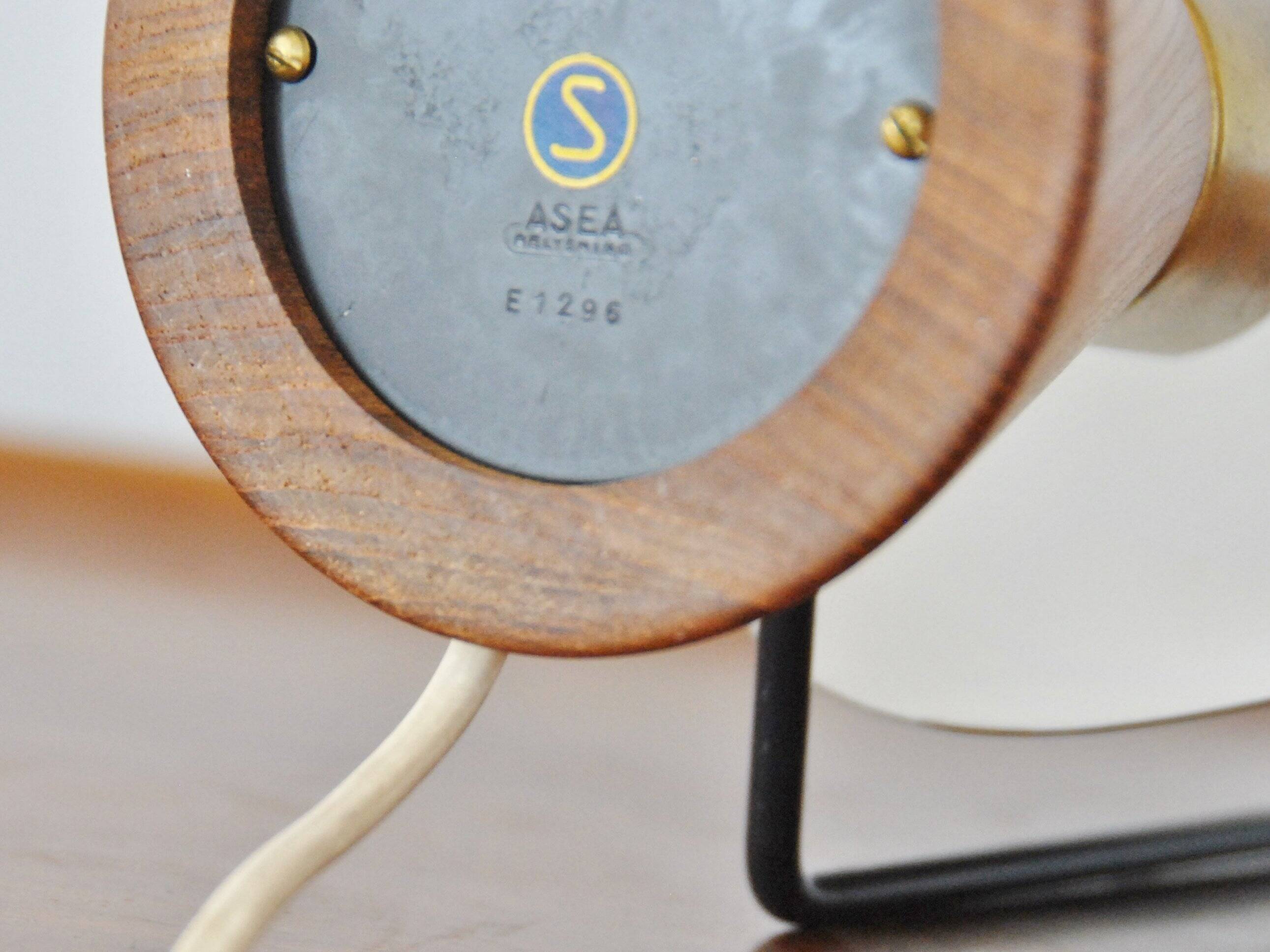 Rare table lamp by Svend Aage Holm-Sørensen for Asea, Sweden 1950's