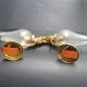 Pair of antique gold wall sconces