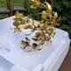 Lustre gold metal leaves from the 50s