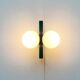 Mid-century German space age wall lamp by Kaiser Idell / Kaiser Leuchten.