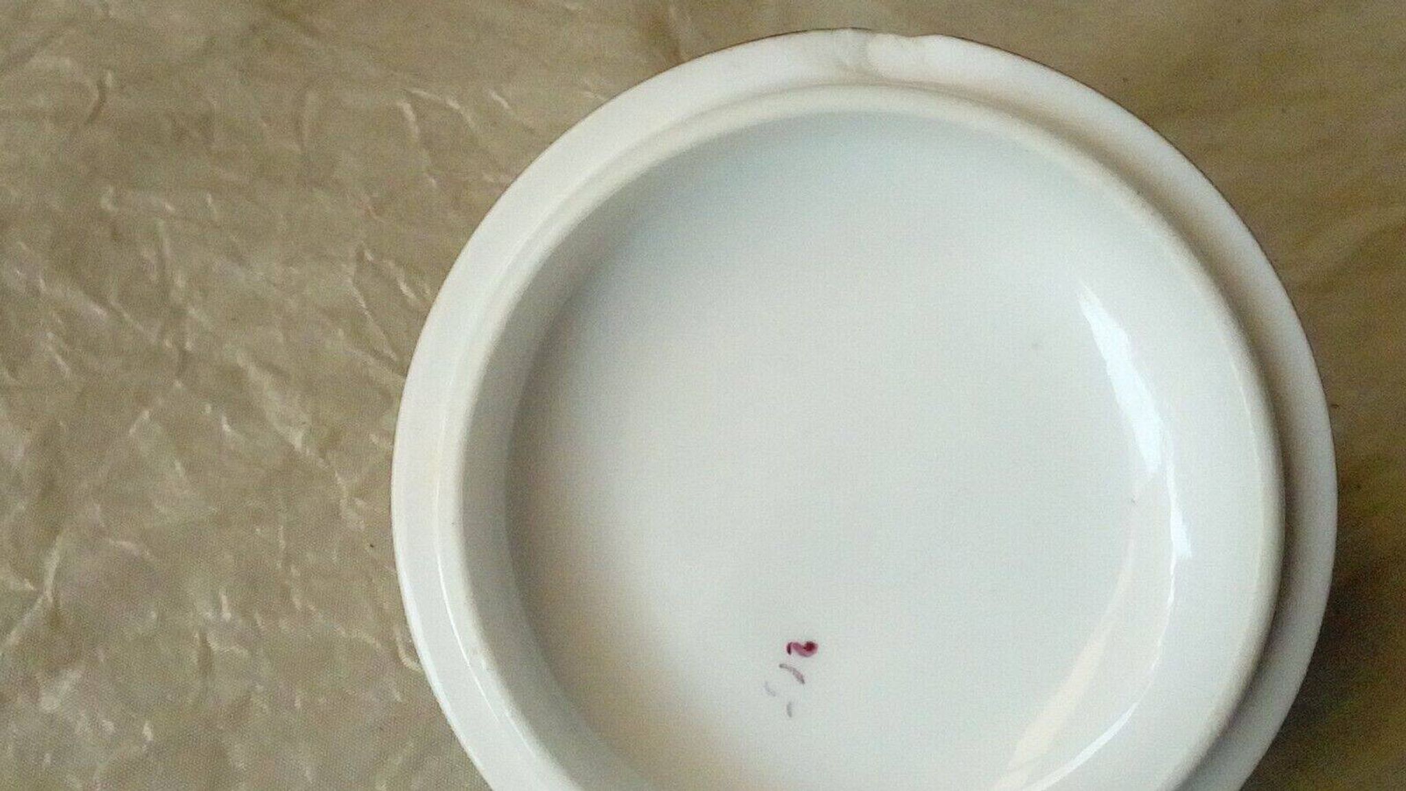 Sarreguemines earthenware sugar bowl minton decor model 5/215