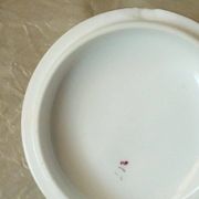Sarreguemines earthenware sugar bowl minton decor model 5/215