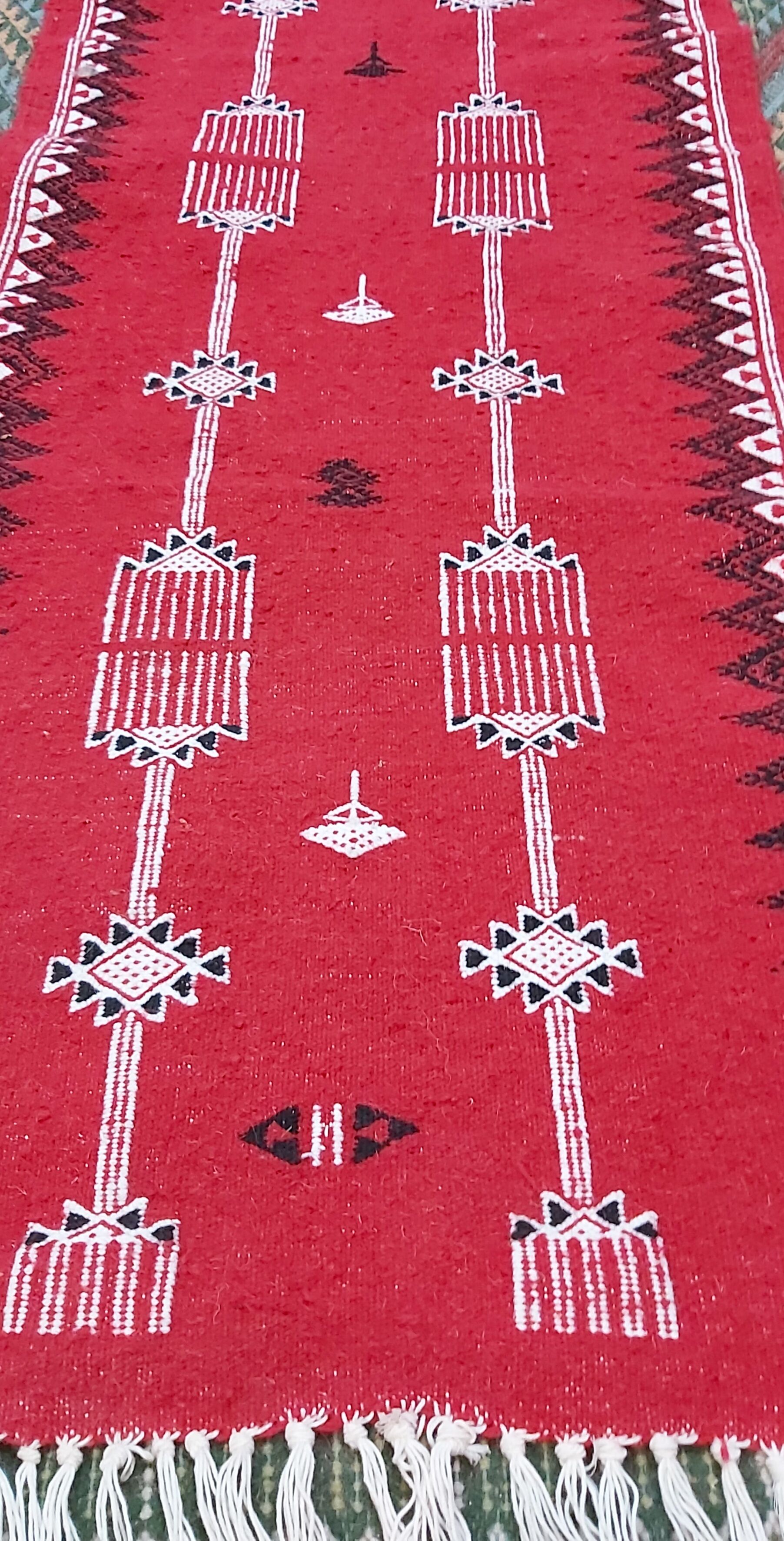 Handmade kilim corridor rug - 194x58cm