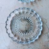 Pair Baccarat wine bottle coaster